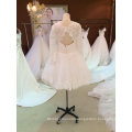 Ball Gown Long Sleeve 395 Satin Lace Tulle Two in One Wedding Dress